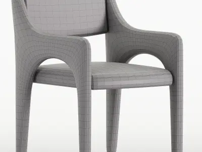 Godard Dining Chair 3D model