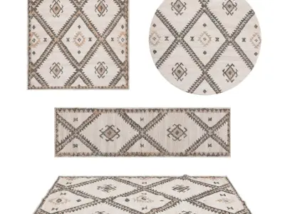 Rugs No 991 Low-poly 3D model