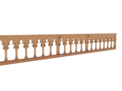 Altar railing 3D model
