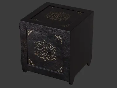 Vintage safe 3D model