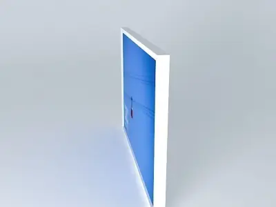 Transport cable car on sky Free 3D model