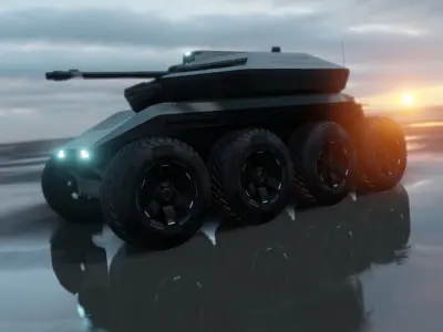 Tank Concept Design ST 2022 3D model