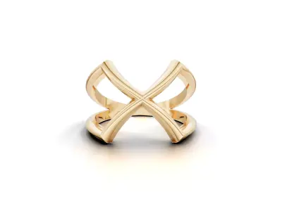 Minimal Abstract Ring 40 3D print model