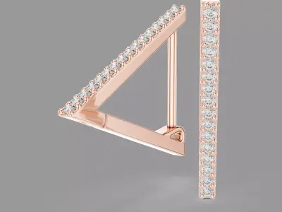  Diamond Hoops 3D print model