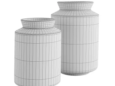 Simple ceramic vase 3D model