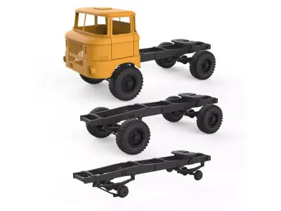 Chassis IFA W50 3D print model