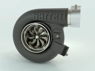 Garrett Turbo Charger  3D model