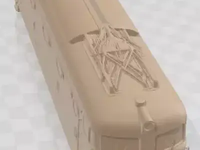 Locomotive - E 444 Printable  3D print model