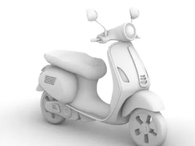 Vespa 3D Model 3D model