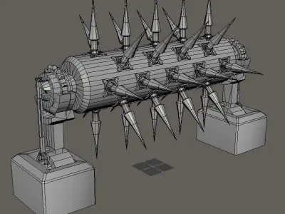 Trap-01 Low-poly 3D model