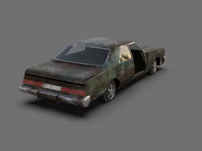 Chrysler 1975 Low-poly 3D model