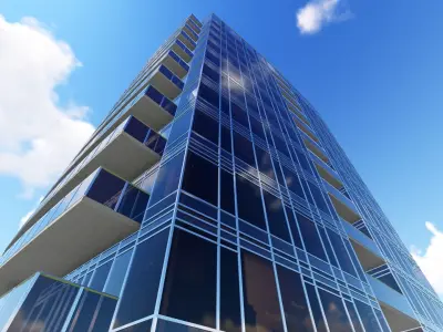 Tower 2 Low-poly 3D model