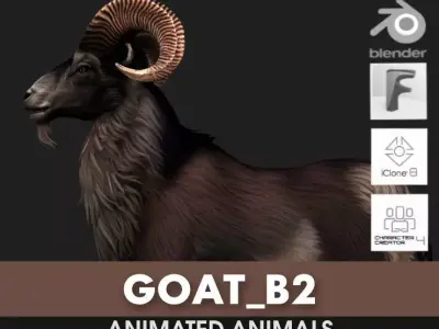 Goat-B2 3D model