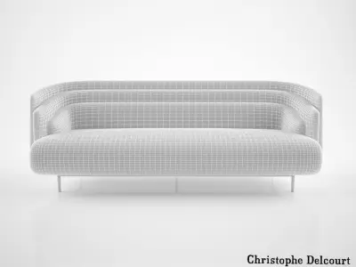 Christophe Delcourt Hug Sofa 3D model