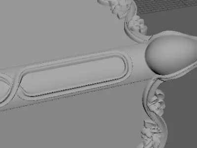 bedside table 3D model buy