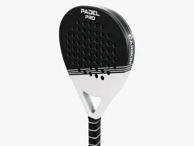 Padel racket - Tear Drop 3D model