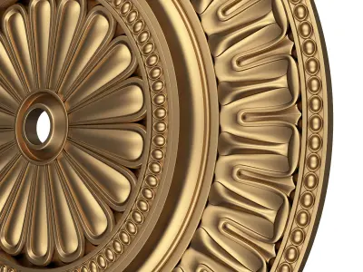 Ceiling Rosette 05 Low-poly 3D model