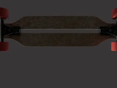 Long Board Free 3D model