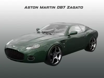 Aston Martin - 2003 - DB7 Zagato 3D model