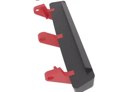 NISSAN PRIMERA P12 Armrest Latch 3D print model