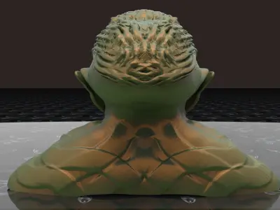 Super Alien Free 3D model
