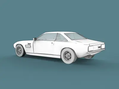 Car classic Argentino 3D model
