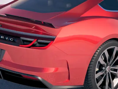 Generic Muscle Car v2 2018 3D model