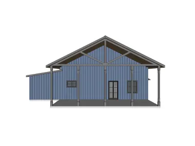 Barndominium House 32 -Archimple LLC 3D model