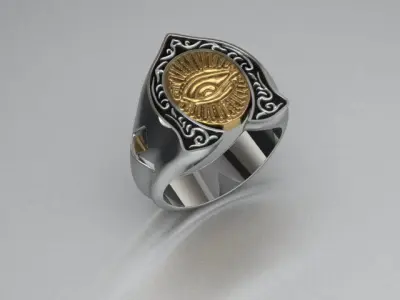 Eye Ring 3D print model