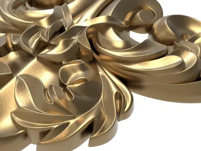  decorative pattern ready for 3D printing 3D model 305