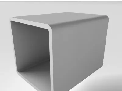 Metal Profile SHS 3D model