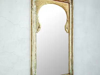 Vintage Raja Mirror 3D model