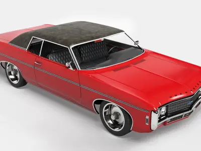 Chevrolet Caprice Coupe 1969 3D model