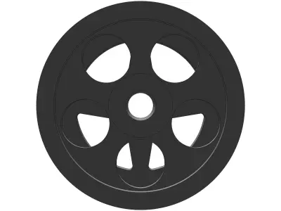 Work Equip 01 164 RIMS FOR HOTWHEELS 3D print model 3D print model