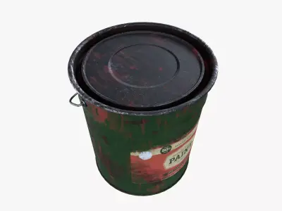 Paint Bucket 3D model