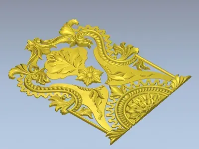 carving ornament 3D print model purchase