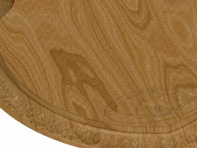 Carved panel painting STL 3D model 25
