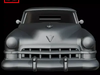 Cadillac Deville Convertible 1948 3D model