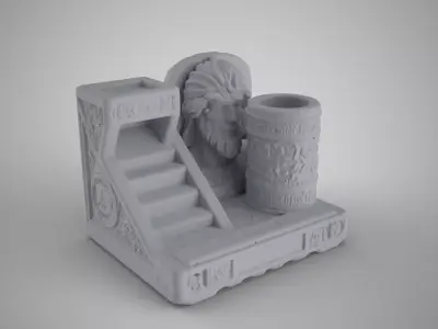 Hermes Bust Penholder 3D print model