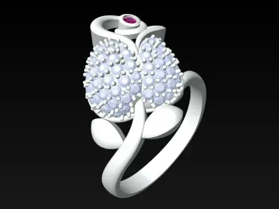 Rose Rings - Womens Rings - N3357 3D print model