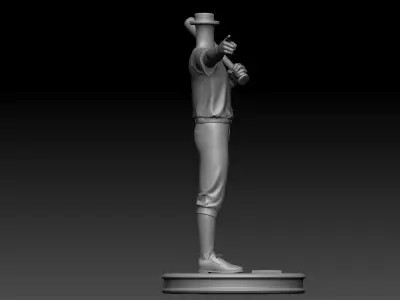 3D Printable Baseball player Bubble Head 3D print model