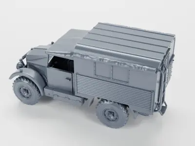 Morris CS8 MkIII    UK WW2 3D print model