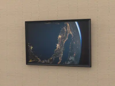 Poster Frame Archviz  3D model