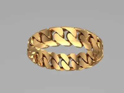 chain rings STL  3D model