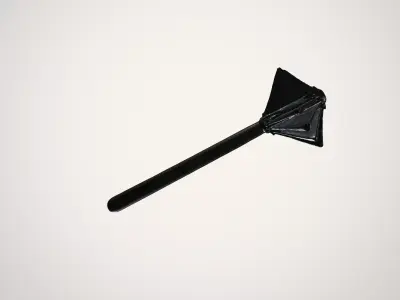 Obsidian Mace - Game Ready Fantasy Weapon 3D Model Free 3D model
