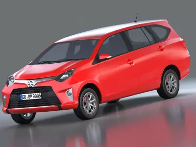 Toyota Calya 2017 3D model