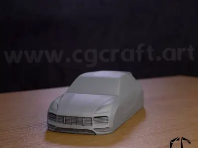  Porsche Cayenne turbo gt simplified decorative model v2 3D print model