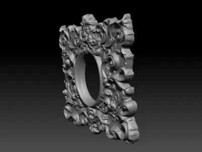 Bas relief Frame 240506 04 3D print model