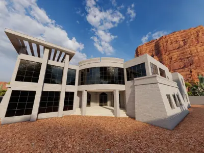 House King-villa-modern house 3D model purchase