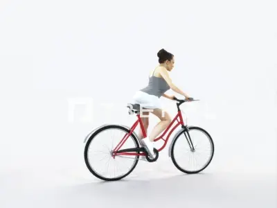 Dream 01D bicycle bike Sports Woman Low-poly 3D model